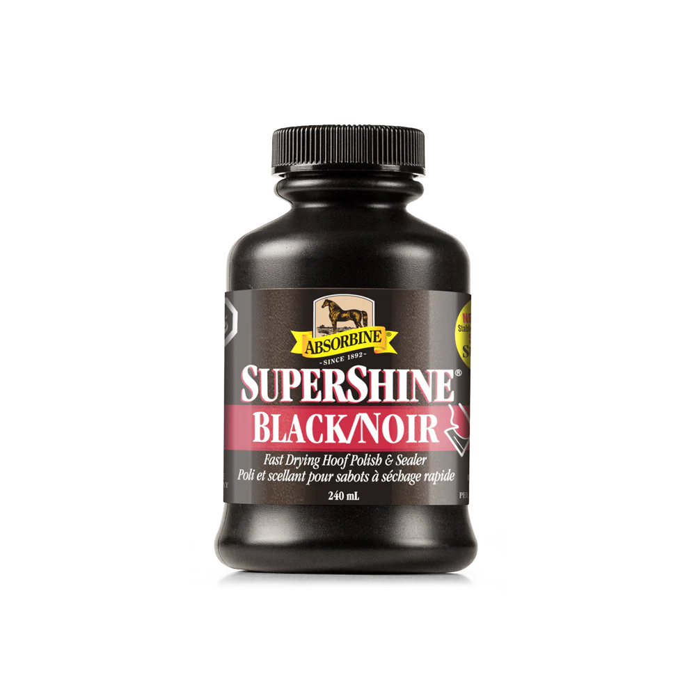 SuperShine® Vernis et Scellant pour Sabots Noir