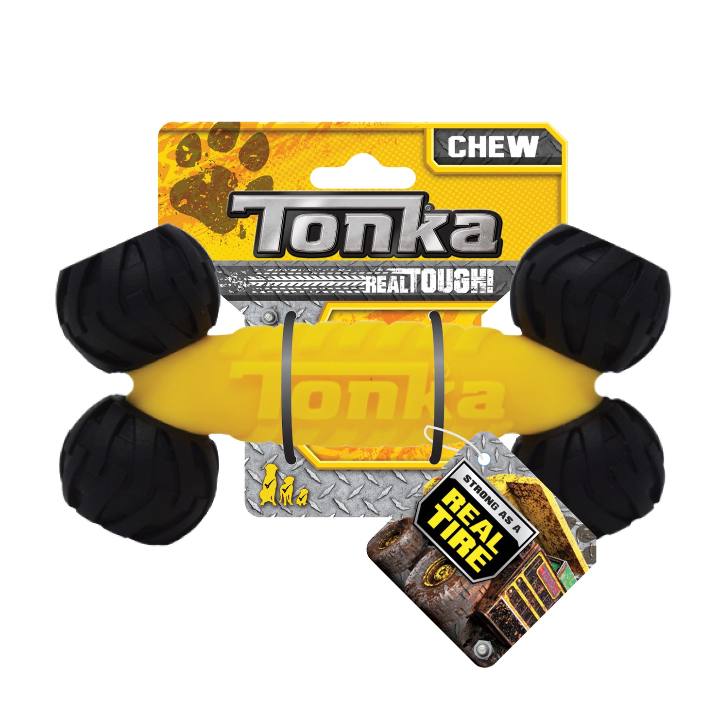 Os à mâcher Tonka avec 4 pneus, 18 cm (7 po)