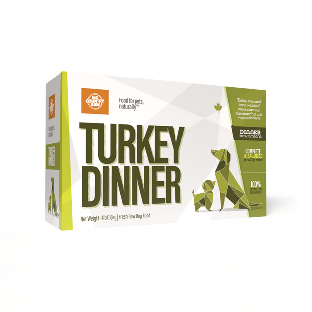 Big Country Raw Diner De Dinde 4Lbs