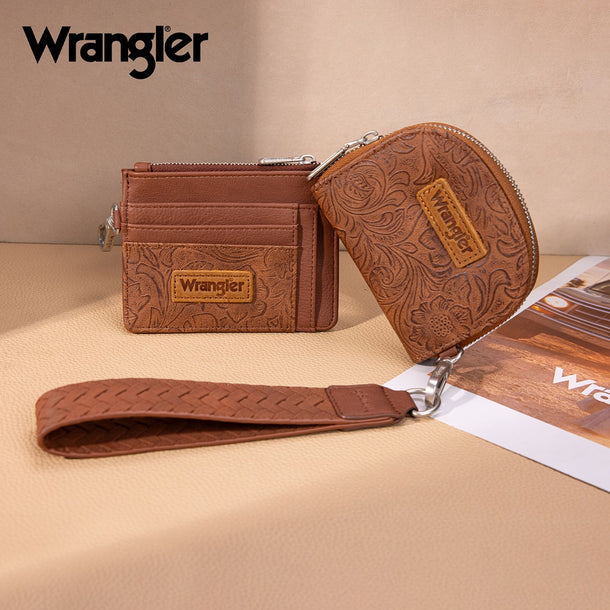 Wrangler Ensemble de portefeuille 2 pièces à outils floraux