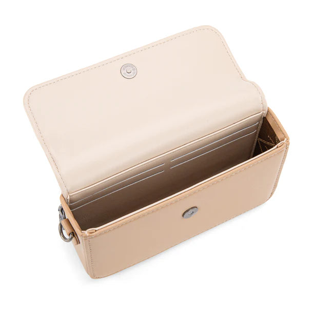 Wrangler Double Tone Small Crossbody Wallet - Kaki
