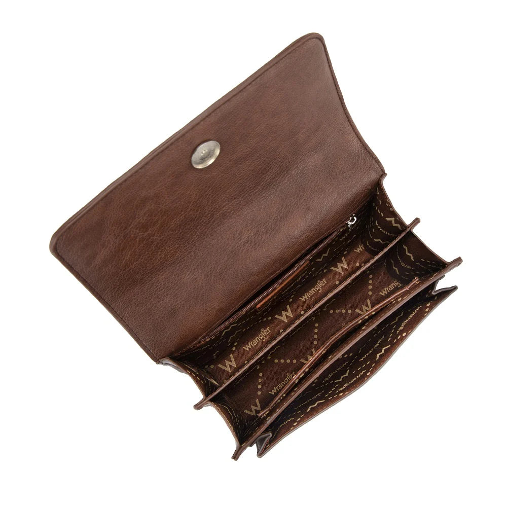 Sac bandoulière Wrangler Chic- Café