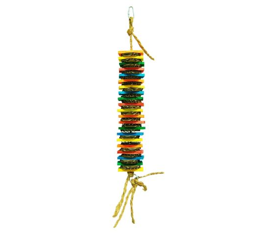 Zoomax Jouet Oiseaux - Kooky Small (18''h X 2,5''l)
