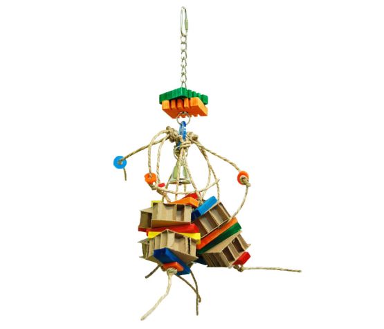 Zoomax Jouet Oiseaux - Cow-boy (12''h X 4''l)