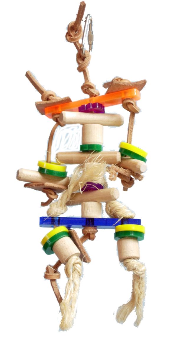 Zoomax Jouet Oiseaux - Fun Loving (h:9"x W:3")