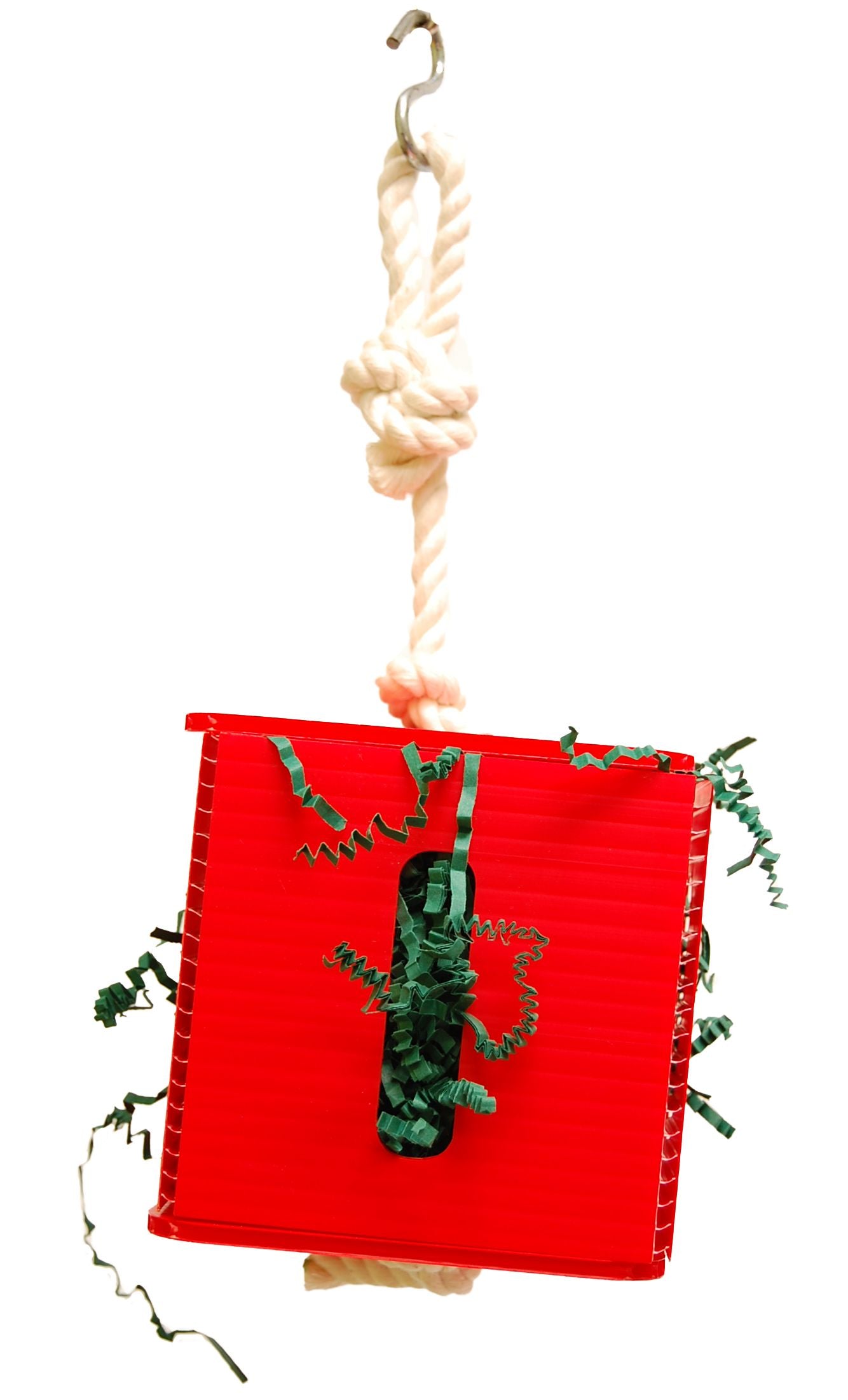 Zoomax Jouet Oiseaux - Boite Papier Frippe 4x4x10