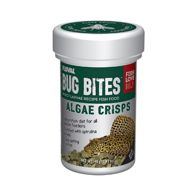 Croustilles Bug Bites Fluval à base d’algues, 40 g (1,41 oz)