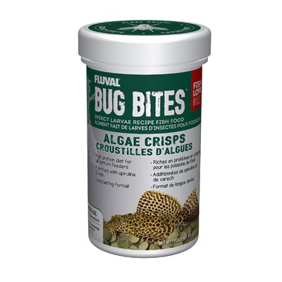 Croustilles Bug Bites Fluval à base d’algues, 100 g (3,52 oz)