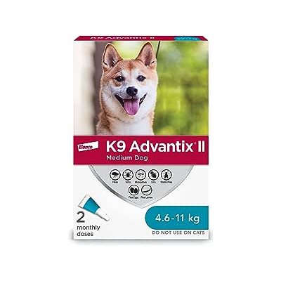 K9 Advantix II Moyen chien entre 4.6-11Kg