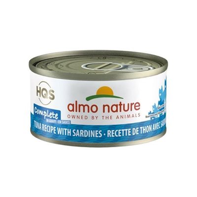 Almo Nature Hqs Complete Thon Et Sardine 70Gr