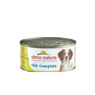 Almo Nature Hqs Complete Chien Diner De Pouet Avec Ananas Et