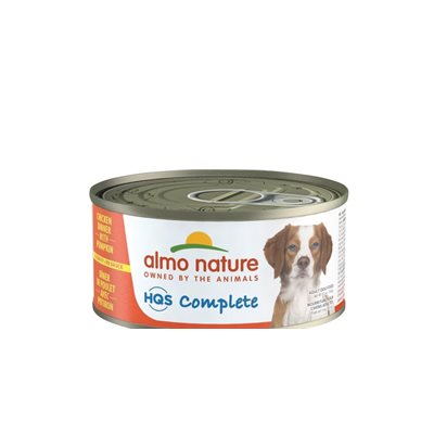 Almo Nature Hqs Complete Chien Diner De Poulet Avec Citrouil