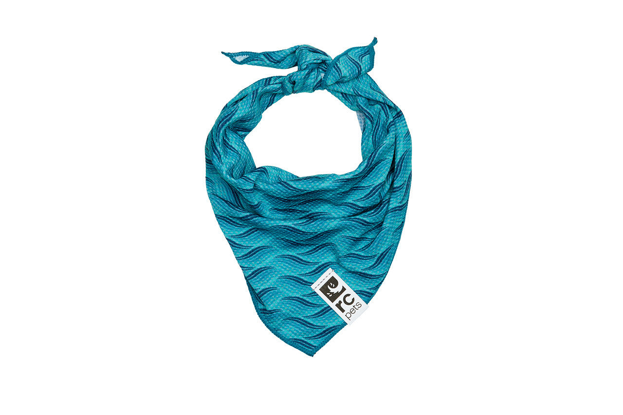 Rc Pets Zephyr Bandana Rafraîchissant Waves Moyen/Grand