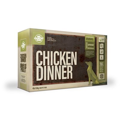 Big Country Raw Diner De Poulet 4Lbs
