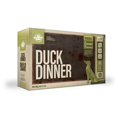 Big Country Raw Diner De Canard 4Lbs