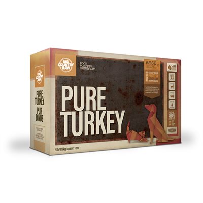 Big Country Raw Pure Dinde 4Lbs