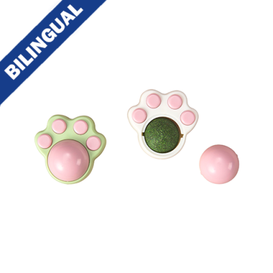 Spot® – Boule à lécher pour chat à l’herbe à chat (paquet de 2)