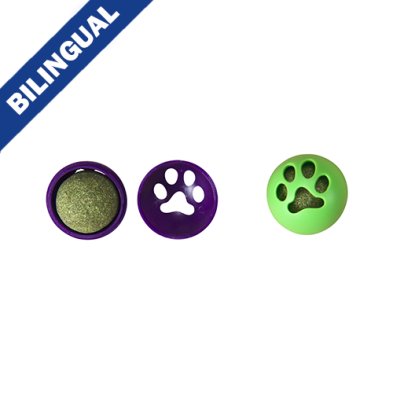 Spot® – Boule à rouler à l’herbe à chat pour chat (paquet de 2)