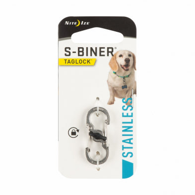 Nite Ize® S-Biner® TagLock® en acier inoxydable