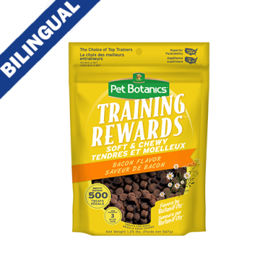 Friandises pour Chiens Cardinal Labs® Pet Botanics® Training Rewards™ Saveur Bacon, Douces et Chewy, 20 oz