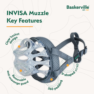 Company of Animals® Baskerville® INVISA Muselière