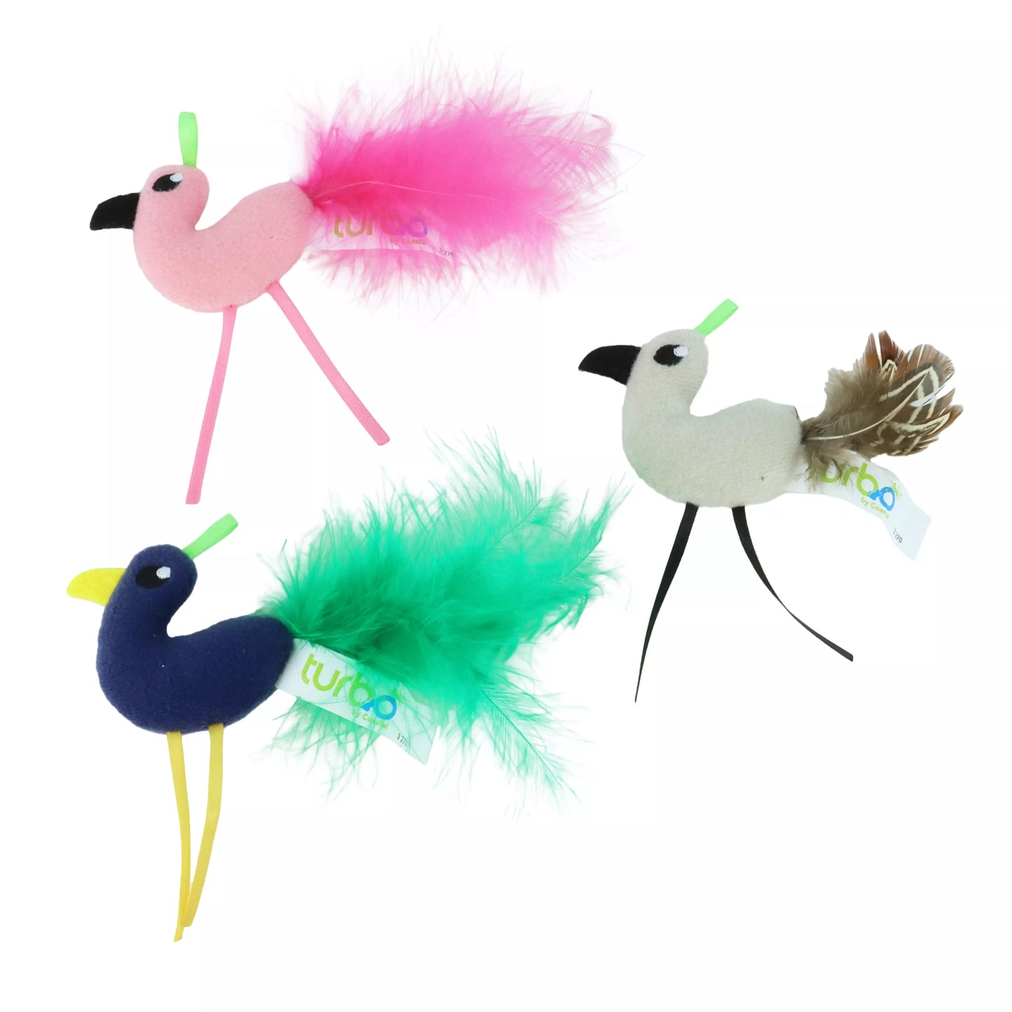 Coastal Turbo Jouet pour Chat Oiseau avec loupe