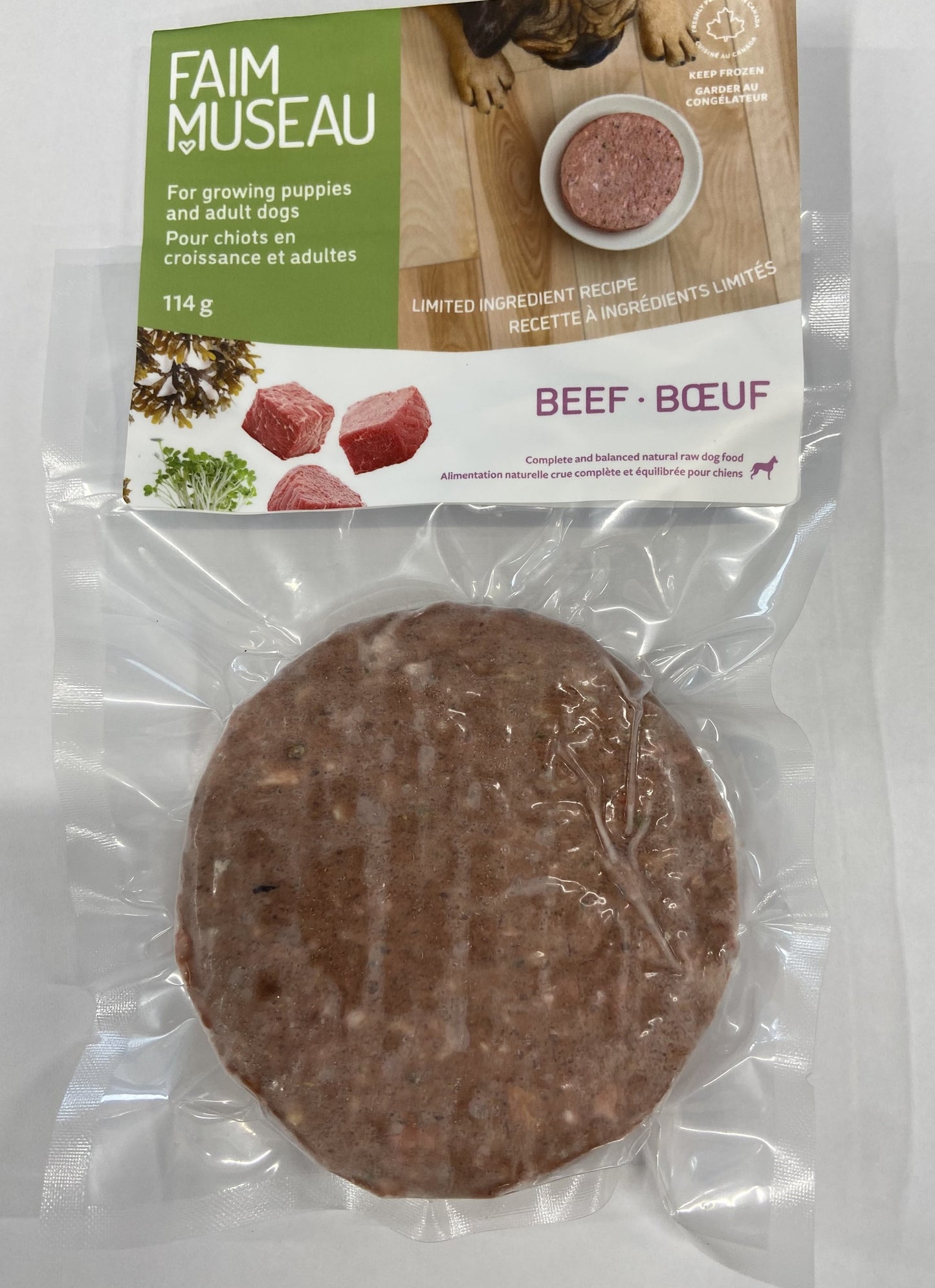 Faim museau Échantillon Simplement Bœuf