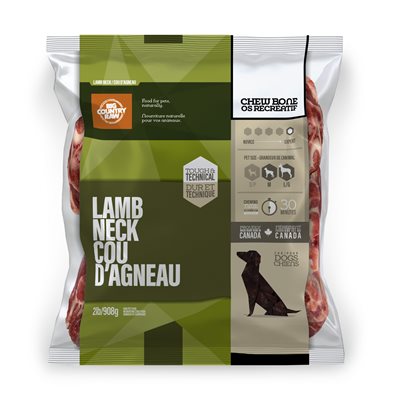 Big Country Raw Cou D'Agneau 2Lbs