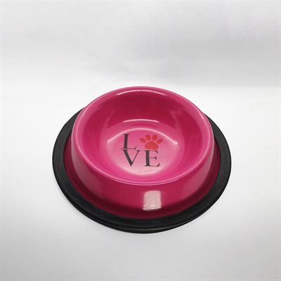 Baxter & Bella Bol Antidérapant Chat Motif Love 6oz