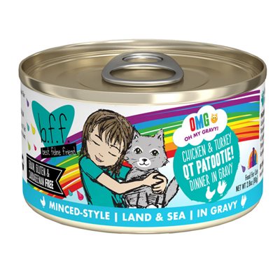 Weruva BFF Qt Patootie Poulet & Dinde 2.8Oz