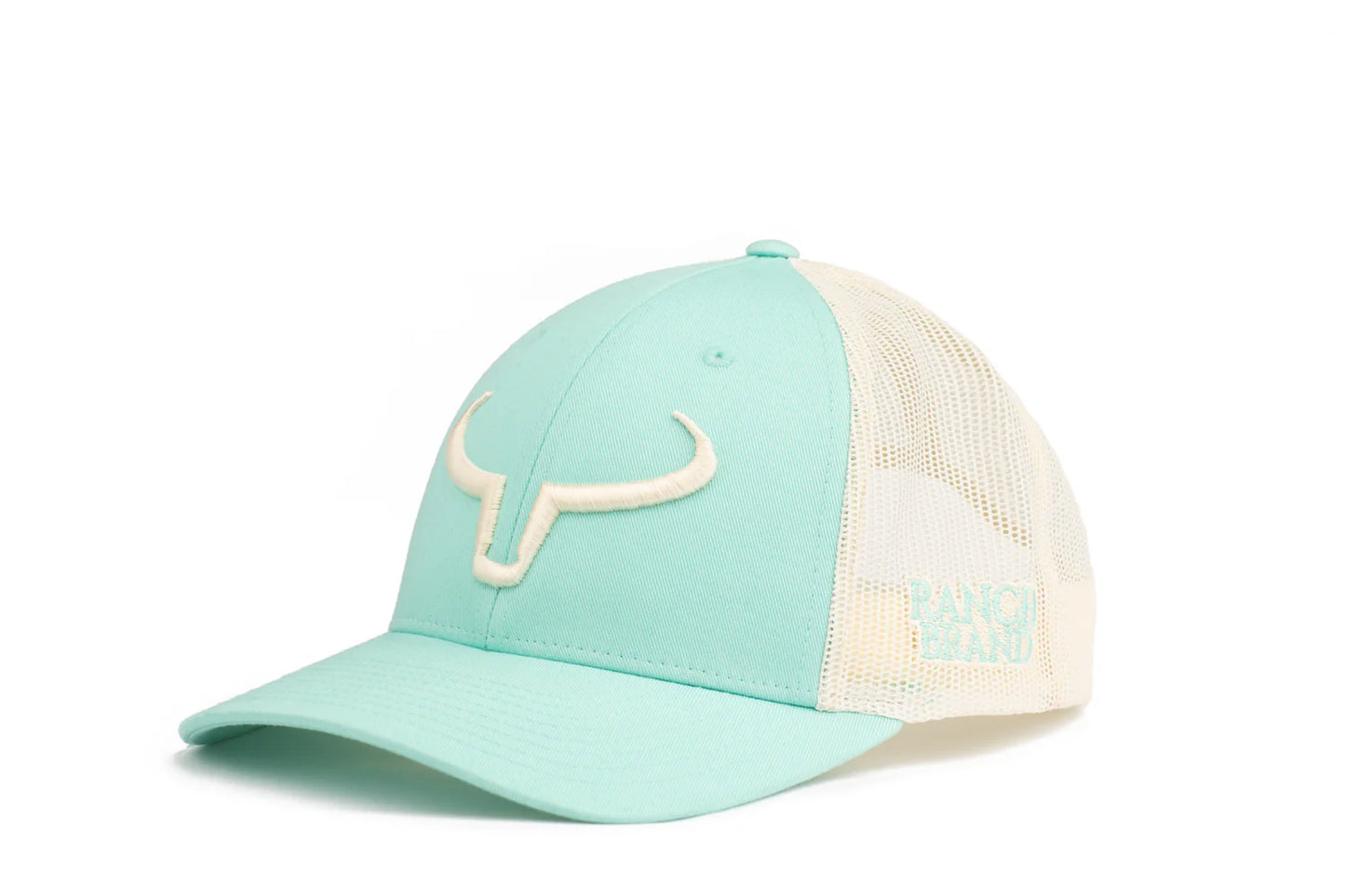 Ranch Brand | Turquoise & Mesh Crème | Logo Crème