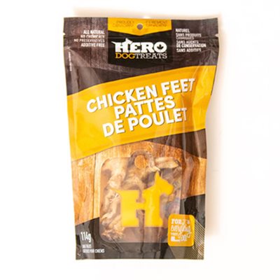 Hero Pattes de Poulet Déshydratées 114G