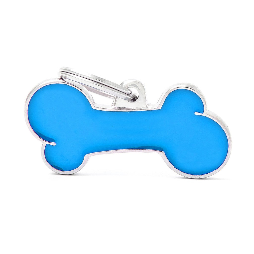 Medaille Light Blue Xl Bone