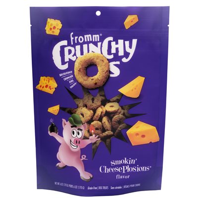 Fromm gâterie Crunchy Os Smokin' Cheeseplosion 6Oz