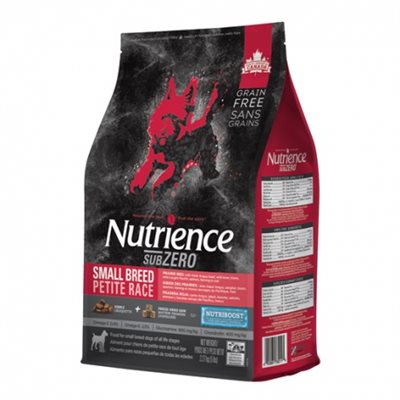 Nutrience Subzero Chien Petite Race Gibiers Des Prairies 2.27Kg