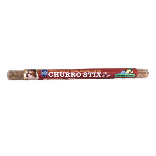 Himalayan Dog Chew® Churro Stix - Bacon 10''