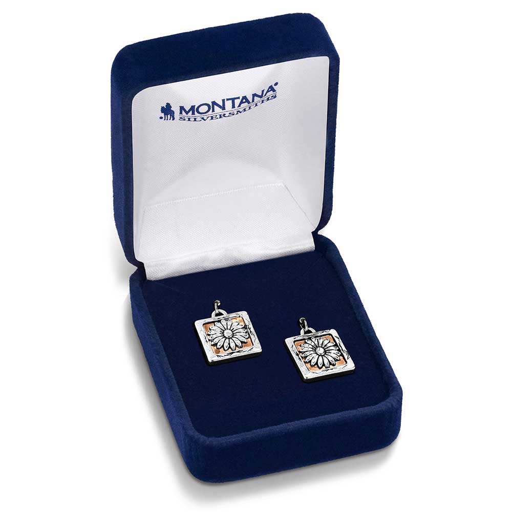 Montana Silversmiths Boucles d’oreilles florales Ranch House