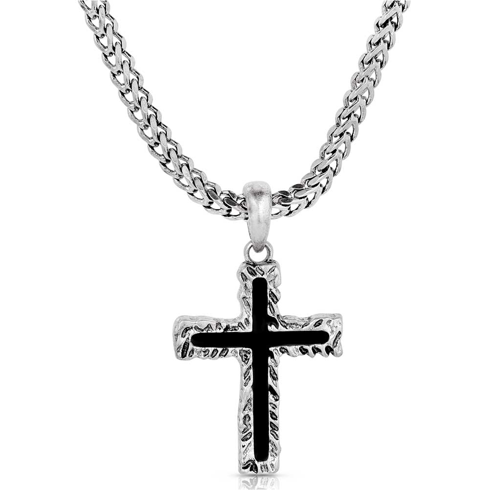 Montana Silversmiths - Collier croix en forme de Roughstock
