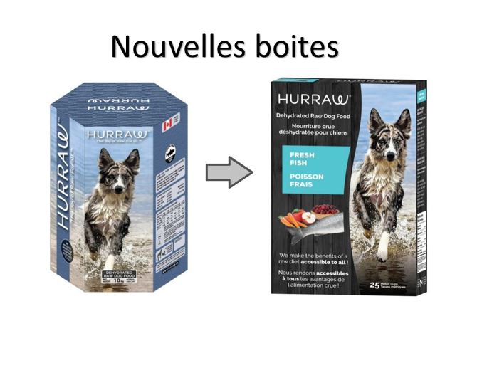 Hurraw Chien Déshydratée Poisson 4 x 25 tasses