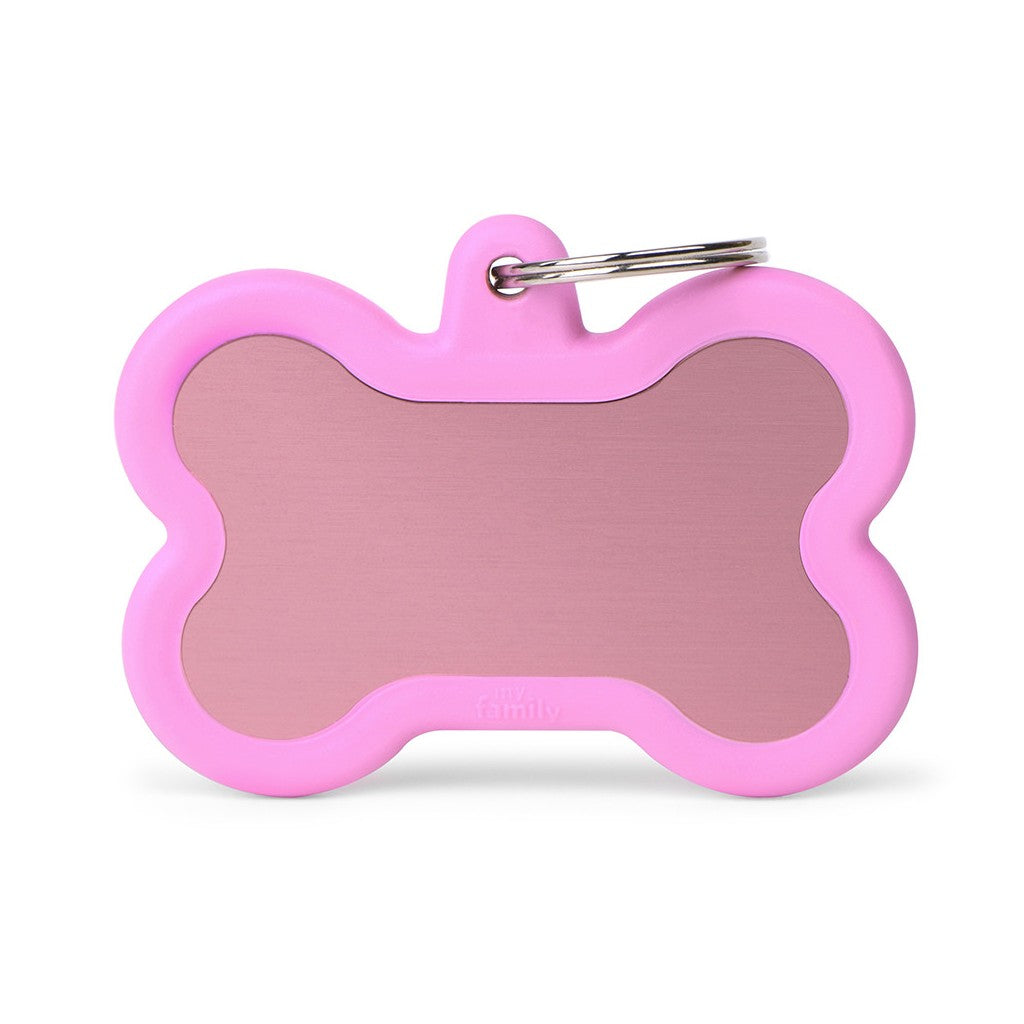 Medaille Hush Tag Os Xl Rose Rubber Rose