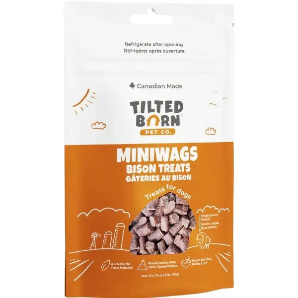 Tilted Barn Friandises au bison mini 100 g