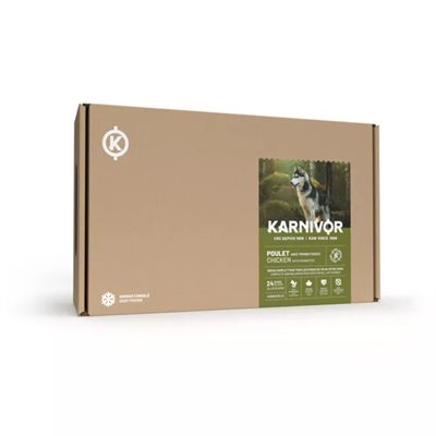 Karnivor Poulet Boite 24Lbs (24 Bloc 1Lb)
