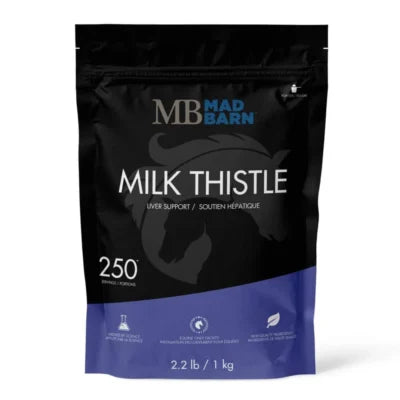 Milk Thistle | Supplément de Chardon-Marie en poudre | Cheval | 1kg | Mad Barn