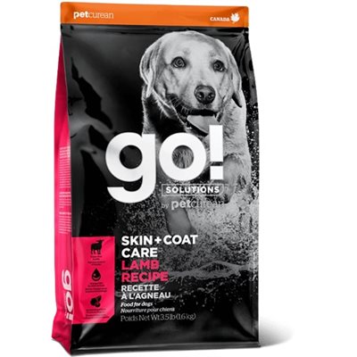 Go! Chien Peau+Poils Agneau 12Lbs