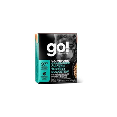 Go! Chien Tetra Pak Carnivore Sg Poulet,Dinde & Canard 12.5O