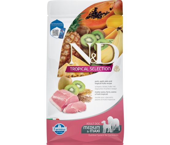 Farmina Tropical Selection Chien Porc Moyen-Grand 22 Lb