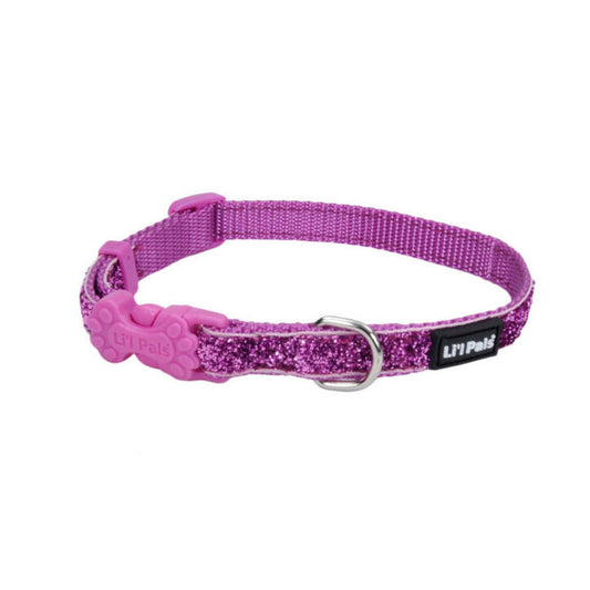 Li’l Pals collier ajustable Brillant Orchidée 3/8'' X 8-12''