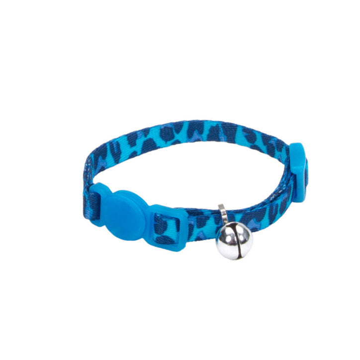 Li’l Pals collier pour chat ajustable Bleu Léopard 5/16'' X 6-8''