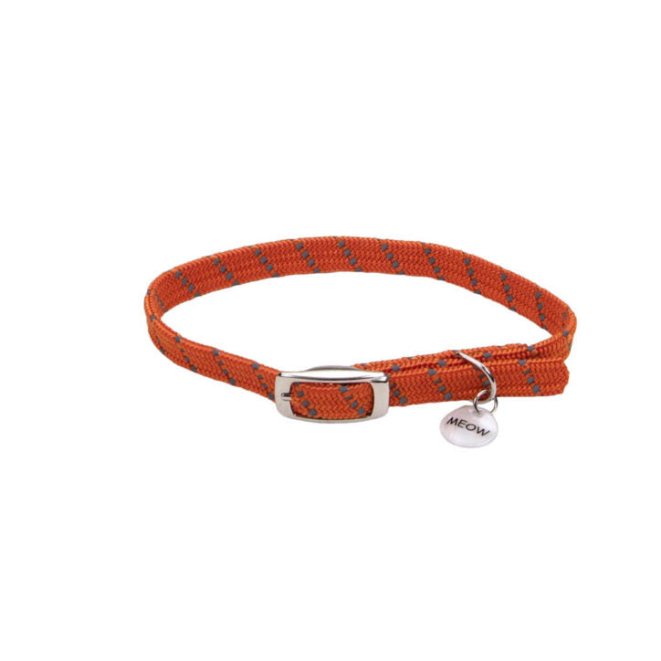 Coastal Collier élastique réfléchissant – Boucle ardillon Orange 3/8'' X 10''