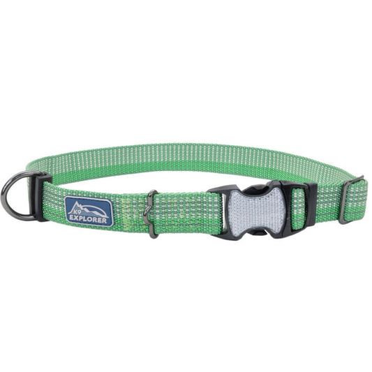 Collier réfléchissant ajustable – Boucle de plastique réfléchissante 5/8'' x 10-14'' Prairie
